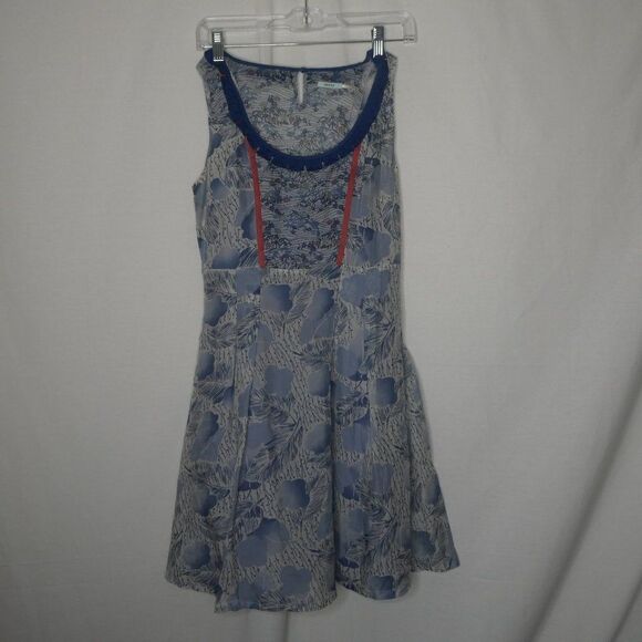 Kimchi Blue Silk Floral Keyhole Lined Mini Dress - Picture 1 of 12